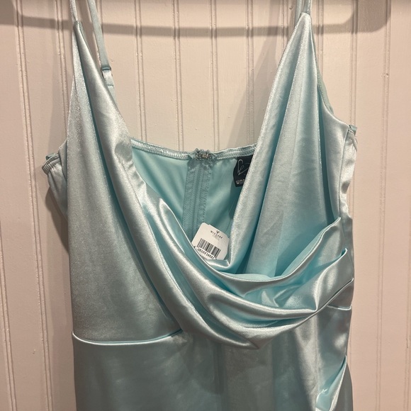 Windsor light blue shine dress - Picture 4 of 4